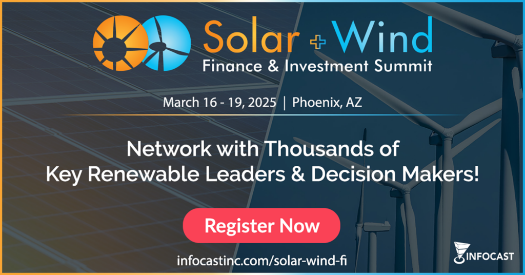 Solar + Wind Finance & Investment Summit March 2025